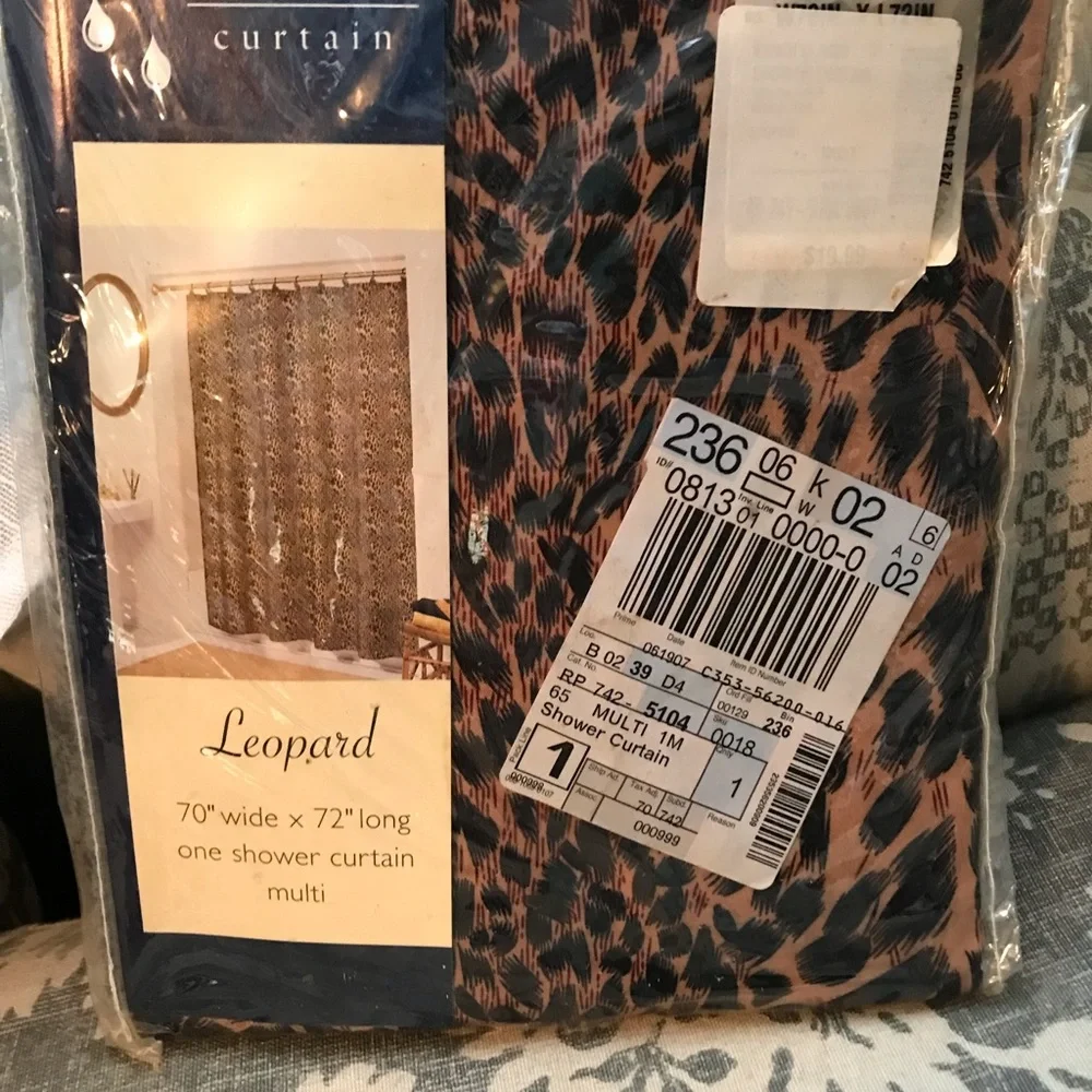 Leopard Print Shower Curtain